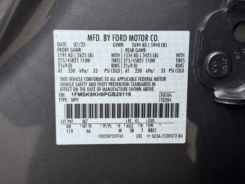 Certified 2023 Ford Explorer ST-Line w/ Class IV Trailer Tow Package AWD/4WD image 30