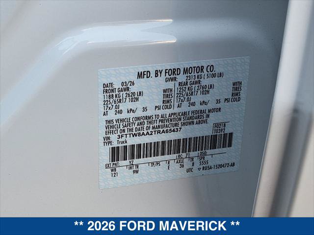 Certified 2026 Ford Maverick XL FWD image 24