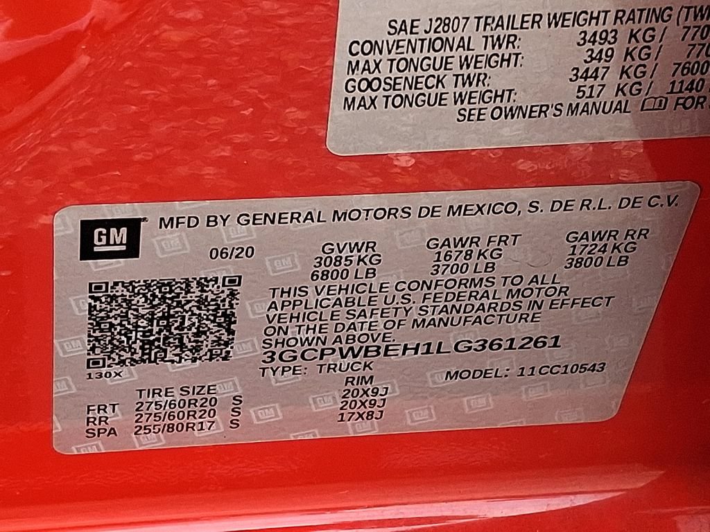 Used 2020 Chevrolet Silverado 1500 Custom w/ Custom Value Package RWD image 27