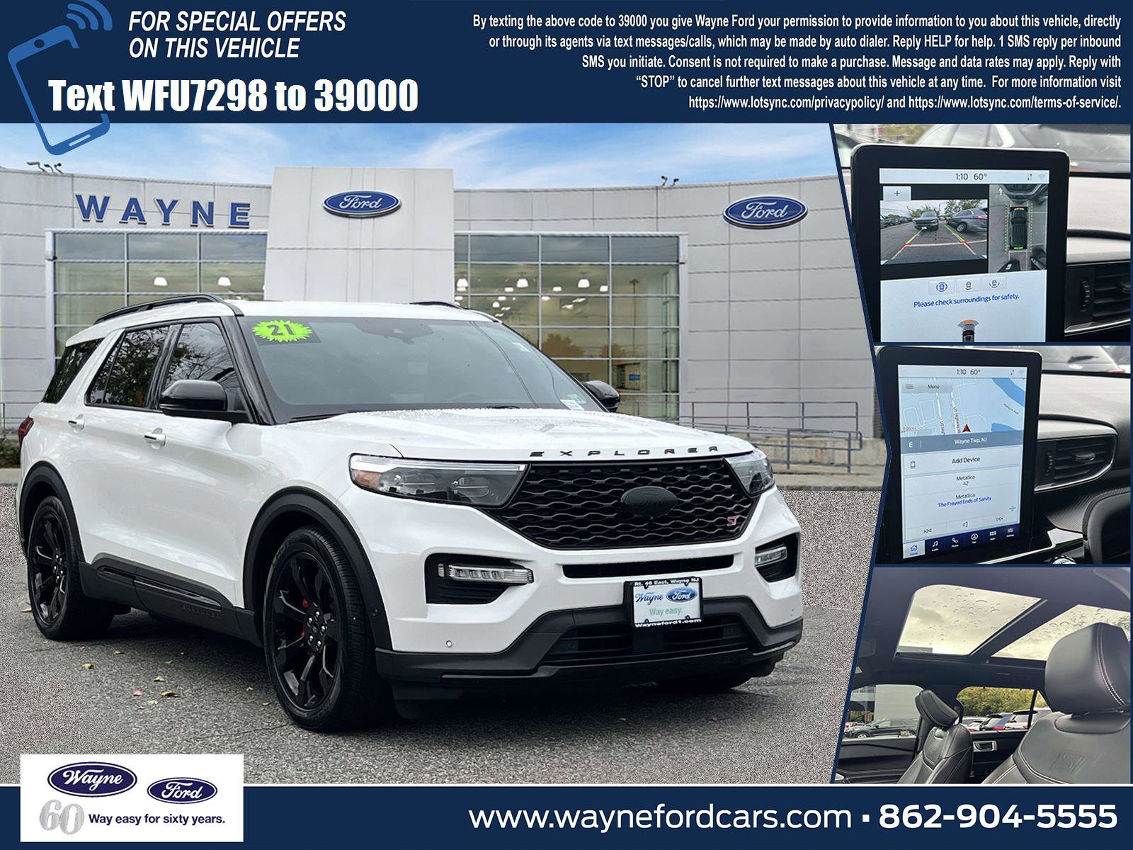 Certified 2021 Ford Explorer ST w/ Equipment Group 401A image 6