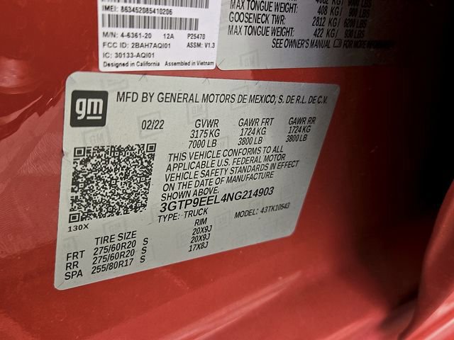 Used 2022 GMC Sierra 1500 AT4 w/ AT4 Preferred Package image 29