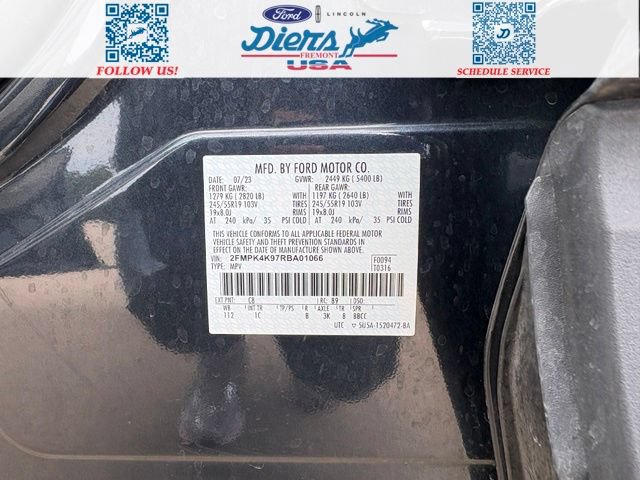 Certified 2024 Ford Edge Titanium w/ Equipment Group 301A AWD/4WD image 14