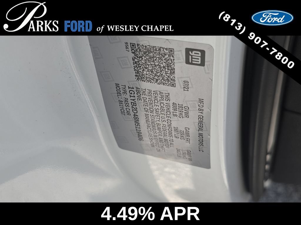 Used 2021 Chevrolet Corvette Stingray Preferred Cpe w/ Engine Appearance Package RWD image 30