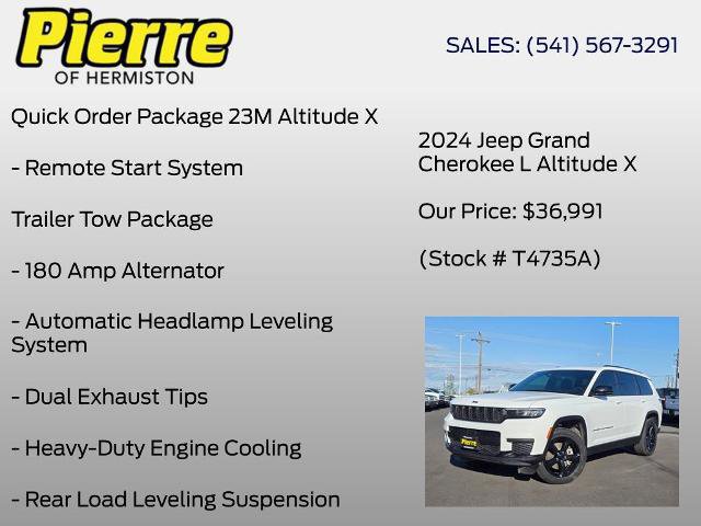 Used 2024 Jeep Grand Cherokee L Altitude AWD/4WD image 18