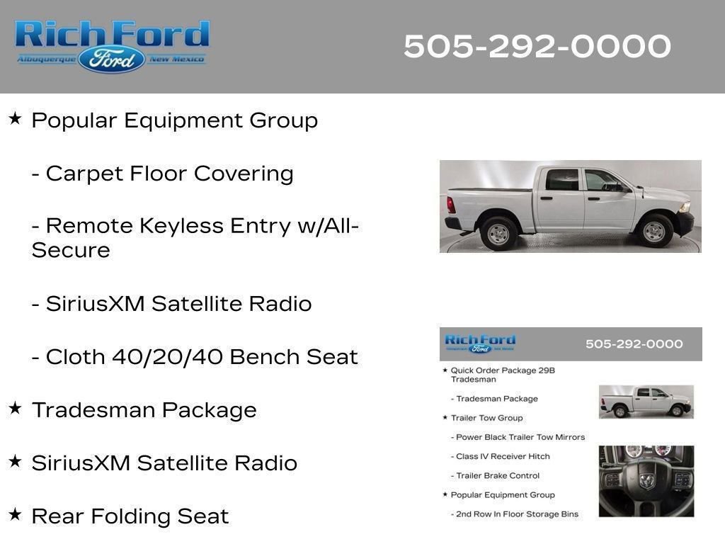 Used 2023 RAM 1500 Tradesman w/ Popular Equipment Group RWD image 73