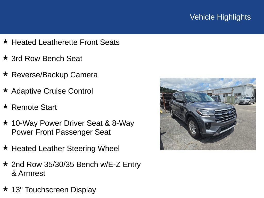 Certified 2025 Ford Explorer Active w/ Active Comfort Package RWD video 2
