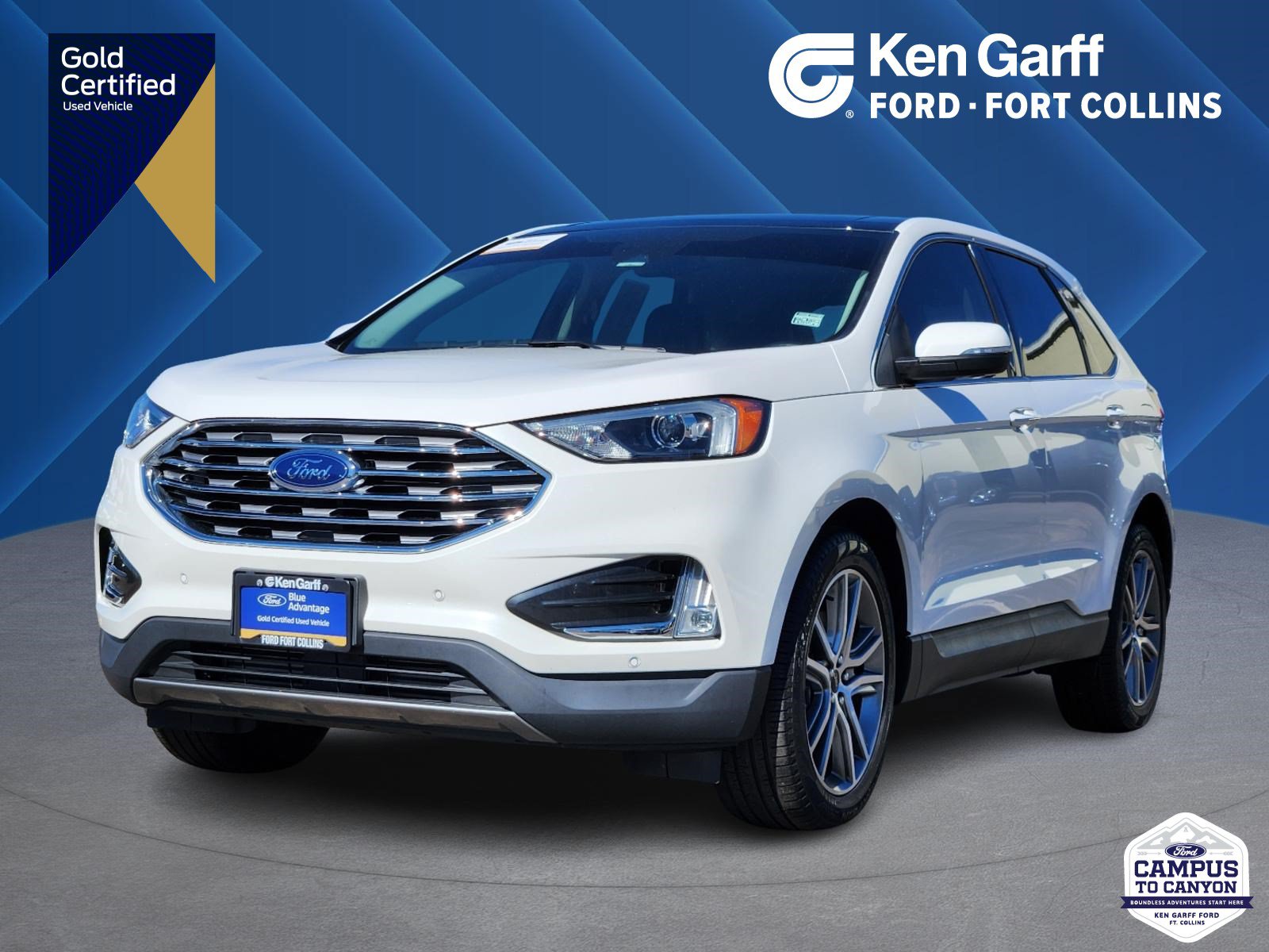 Certified 2023 Ford Edge Titanium w/ Class II Trailer Tow Package