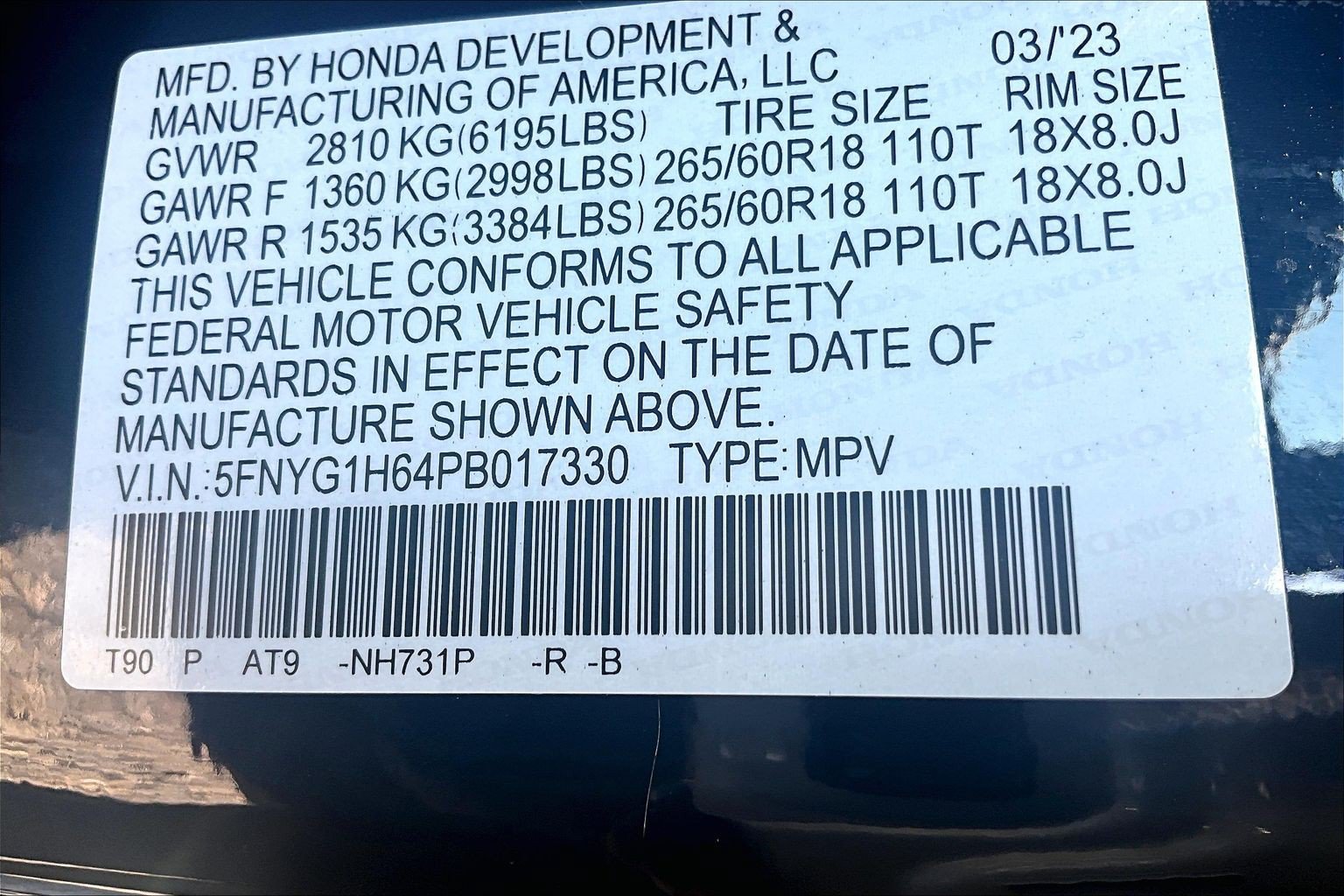 Used 2023 Honda Pilot TrailSport image 34