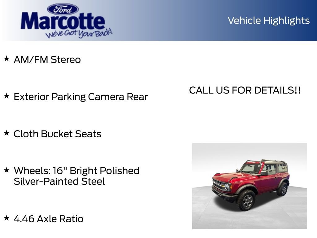 Certified 2026 Ford Bronco 2-Door AWD/4WD image 15