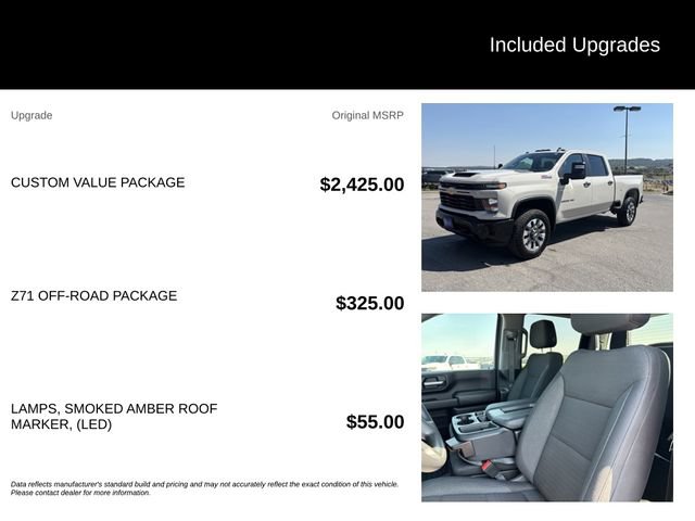 Used 2026 Chevrolet Silverado 2500 Custom w/ Custom Value Package AWD/4WD image 5