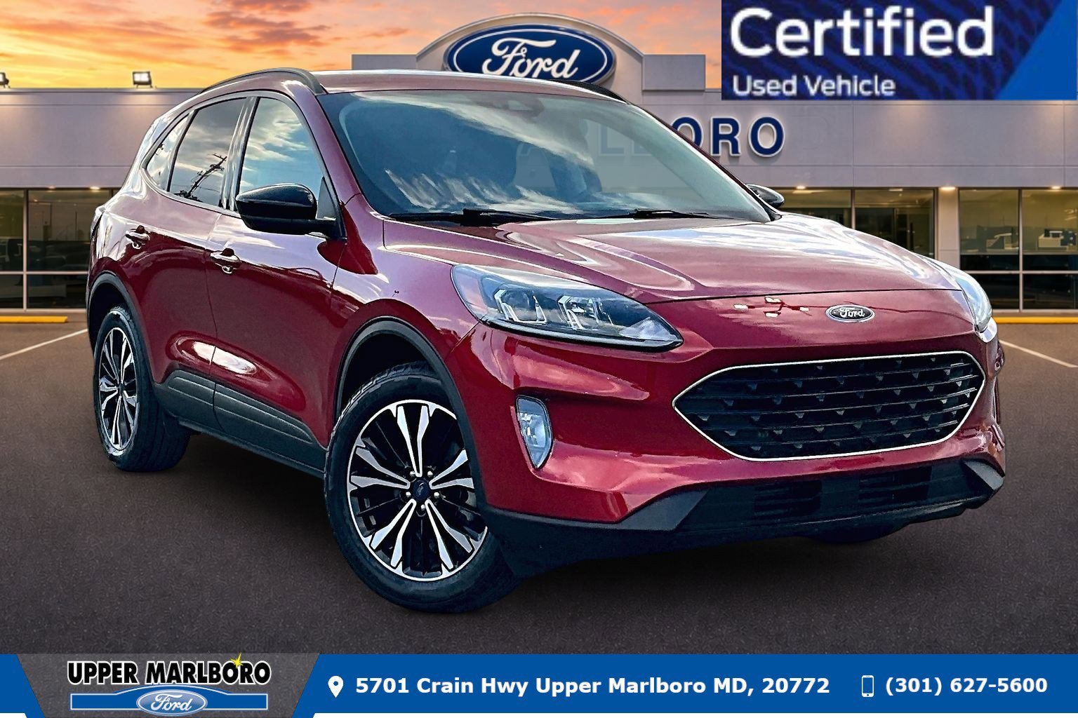 Certified 2022 Ford Escape SEL w/ SEL Stealth AWD Package