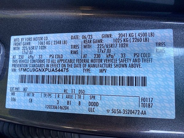 Certified 2023 Ford Escape Active AWD/4WD image 62