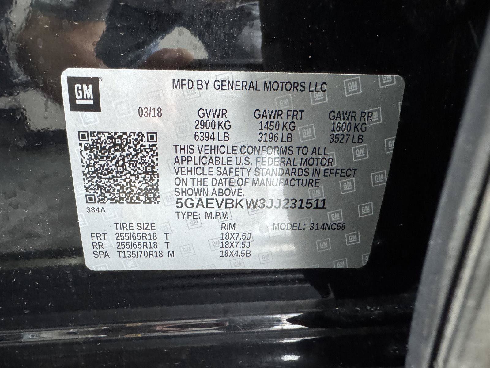 Used 2018 Buick Enclave Premium w/ LPO, Hit The Road Package AWD/4WD image 39