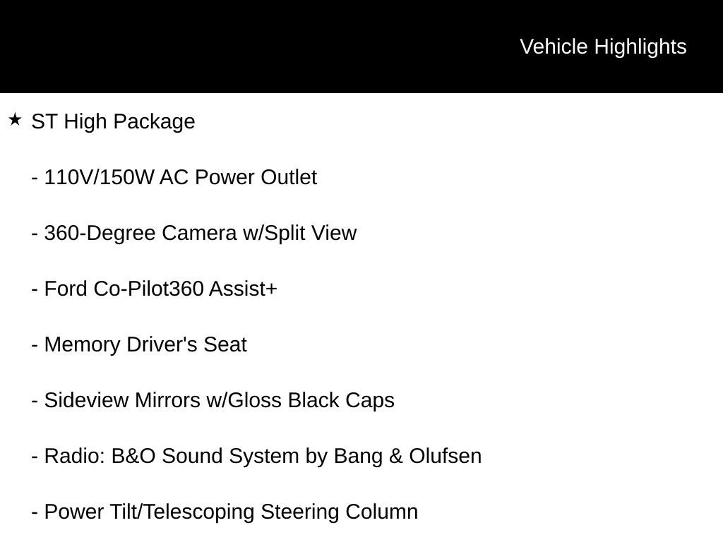 Certified 2023 Ford Explorer ST w/ Equipment Group 401A AWD/4WD image 12