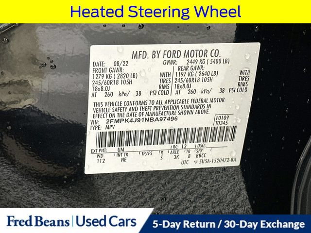 Certified 2022 Ford Edge SEL w/ Sport Appearance Package AWD/4WD image 37