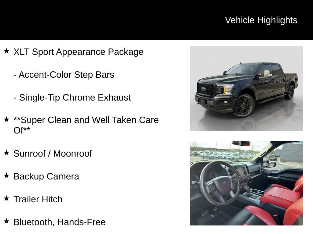 Certified 2020 Ford F150 XLT w/ Equipment Group 302A Luxury AWD/4WD image 21