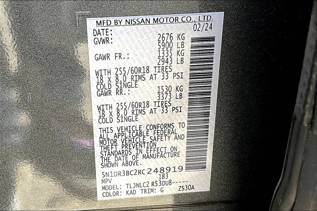 Used 2024 Nissan Pathfinder SV image 36