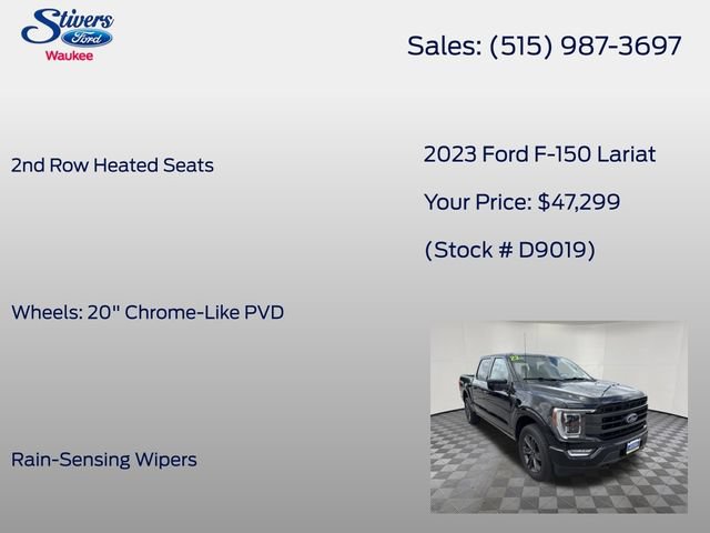 Certified 2023 Ford F150 Lariat w/ Equipment Group 502A High AWD/4WD image 34