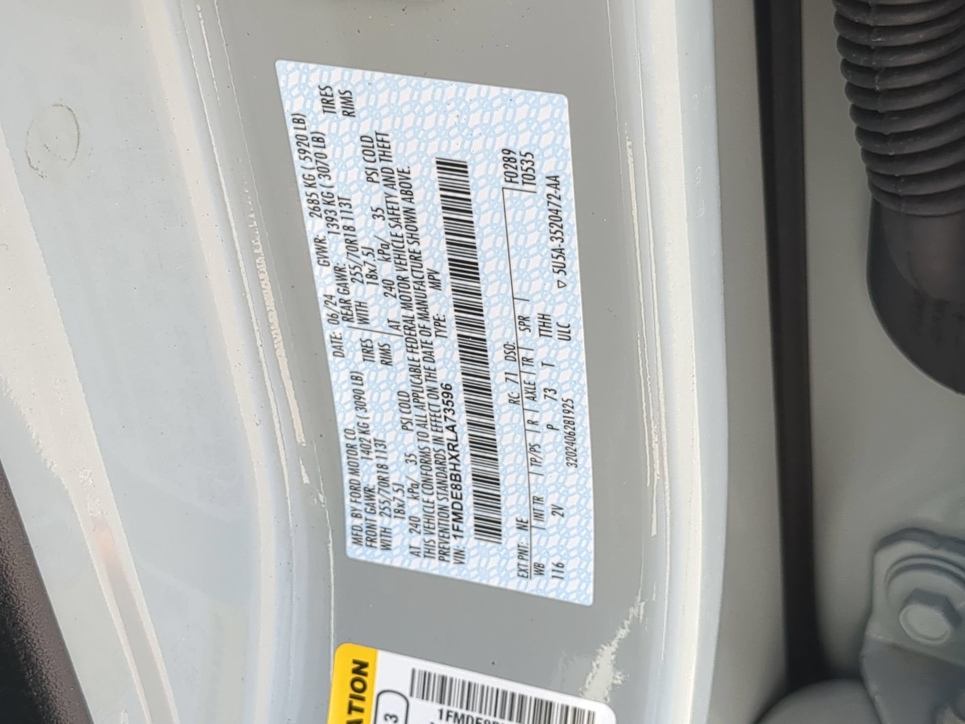 Certified 2024 Ford Bronco Outer Banks AWD/4WD image 71