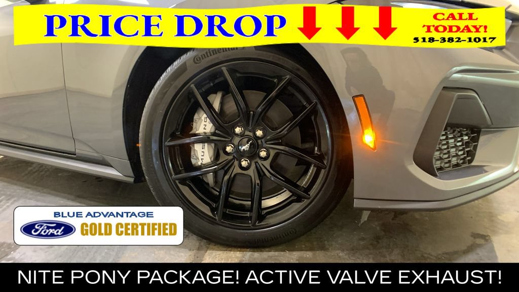 Certified 2025 Ford Mustang GT Premium w/ Mustang Nite Pony Package RWD image 9