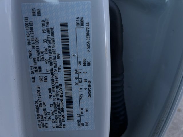 Certified 2022 Ford Escape SEL AWD/4WD image 24