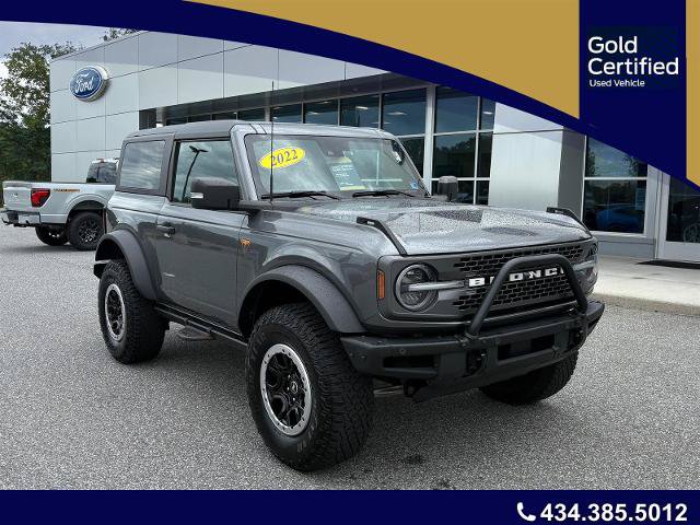 Certified 2022 Ford Bronco Badlands