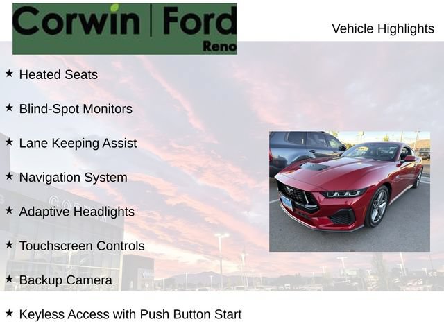 Certified 2024 Ford Mustang GT Premium RWD image 7