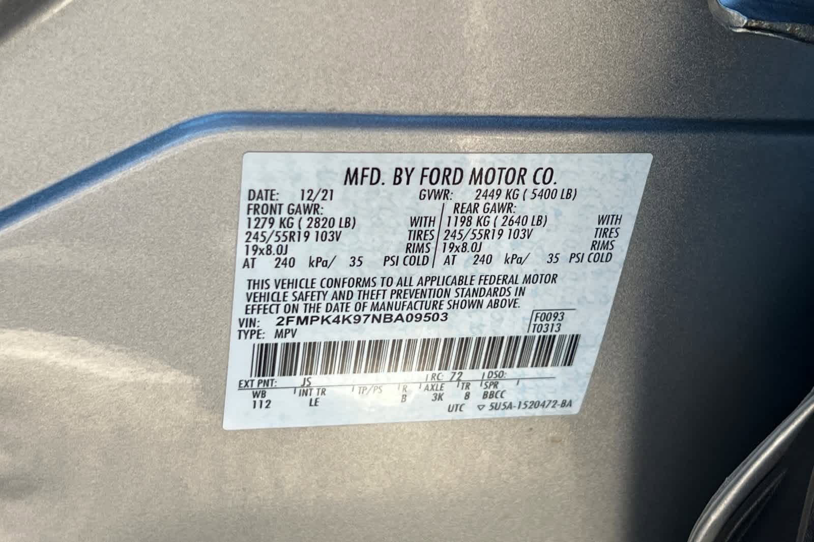 Certified 2022 Ford Edge Titanium AWD/4WD image 30
