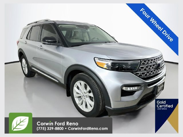 Certified 2022 Ford Explorer Limited w/ Class IV Trailer Tow Package AWD/4WD 360° Tour