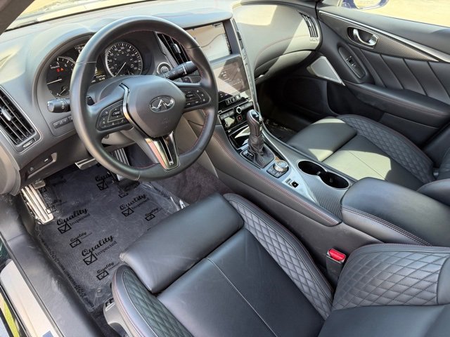 Used 2024 INFINITI Q50 Red Sport 400 w/ Black Opal Edition image 11