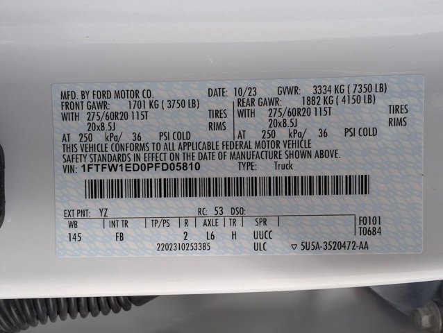 Certified 2023 Ford F150 XLT w/ Equipment Group 302A High image 8