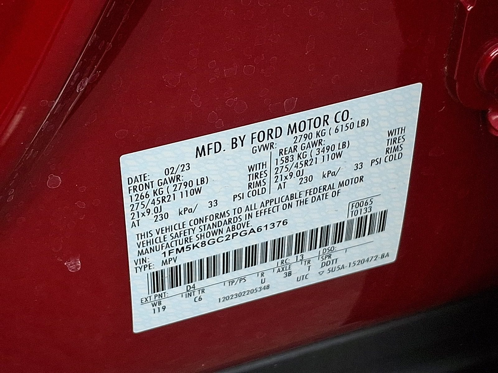 Certified 2023 Ford Explorer ST w/ Equipment Group 401A AWD/4WD image 30