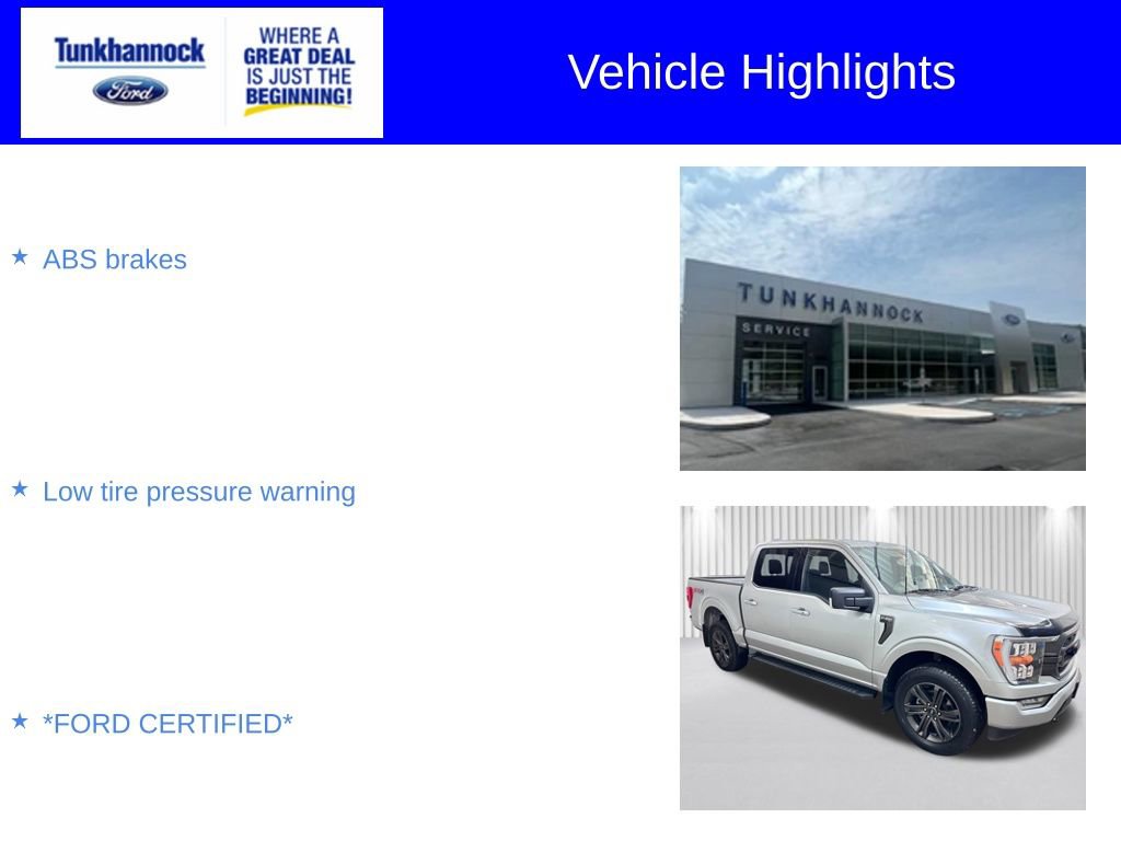 Certified 2022 Ford F150 XLT w/ Equipment Group 302A High image 6