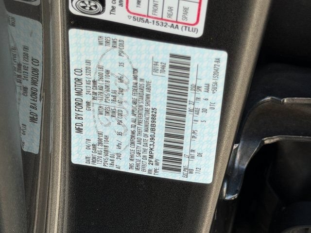 Certified 2018 Ford Edge SEL FWD image 31