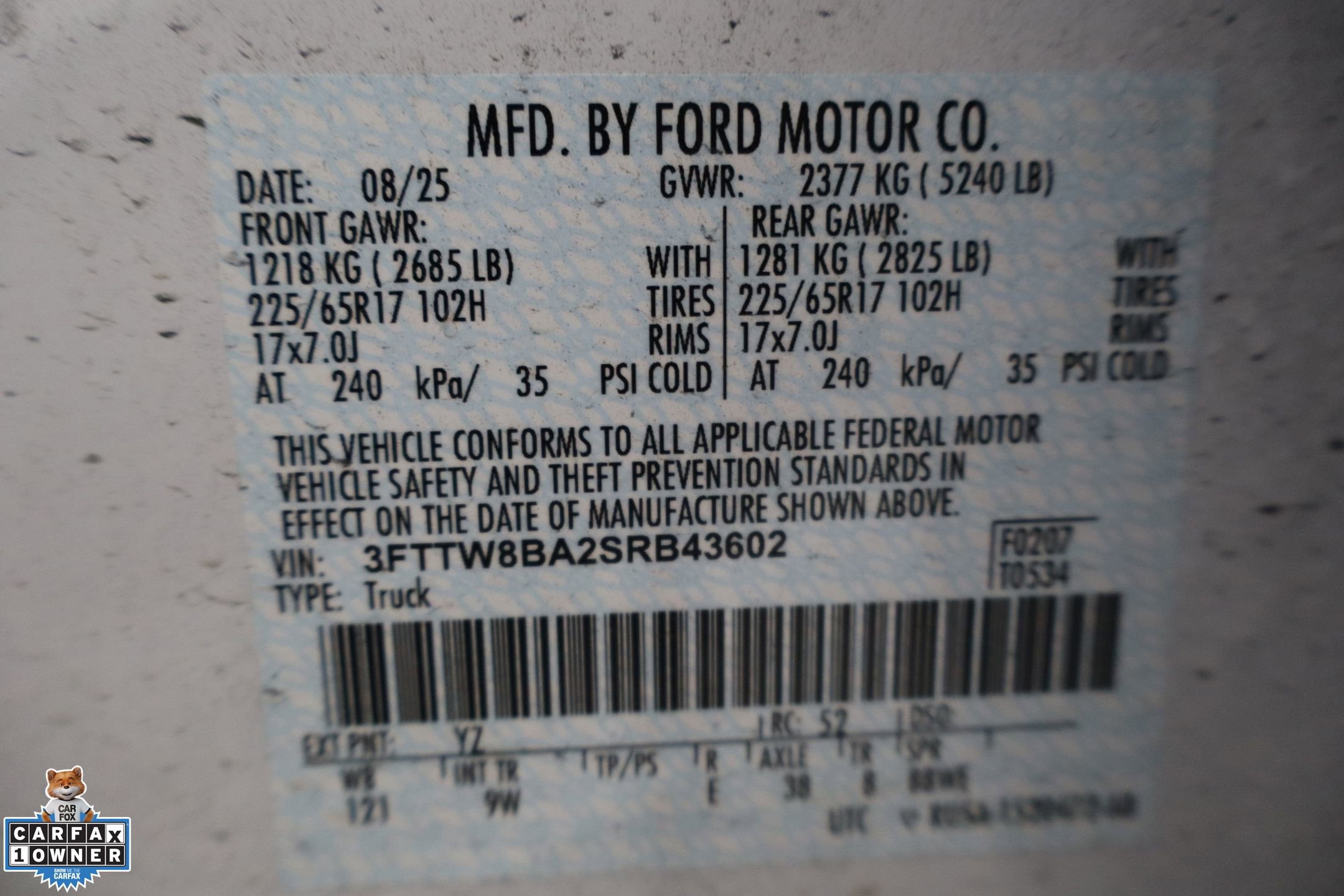 Certified 2025 Ford Maverick XL w/ Equipment Group 102A AWD/4WD image 29