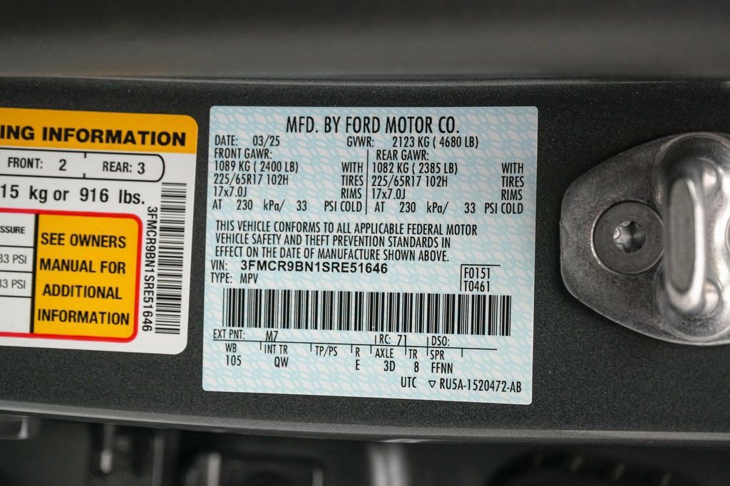 Certified 2025 Ford Bronco Sport Big Bend w/ Convenience Package image 25