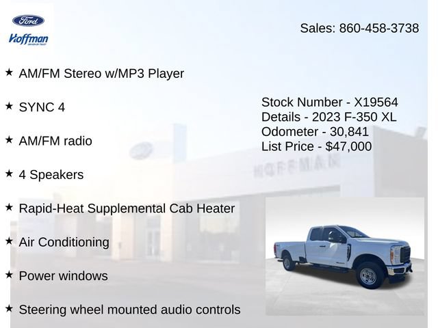 Certified 2023 Ford F350 XL w/ Snow Plow Prep Package AWD/4WD image 10