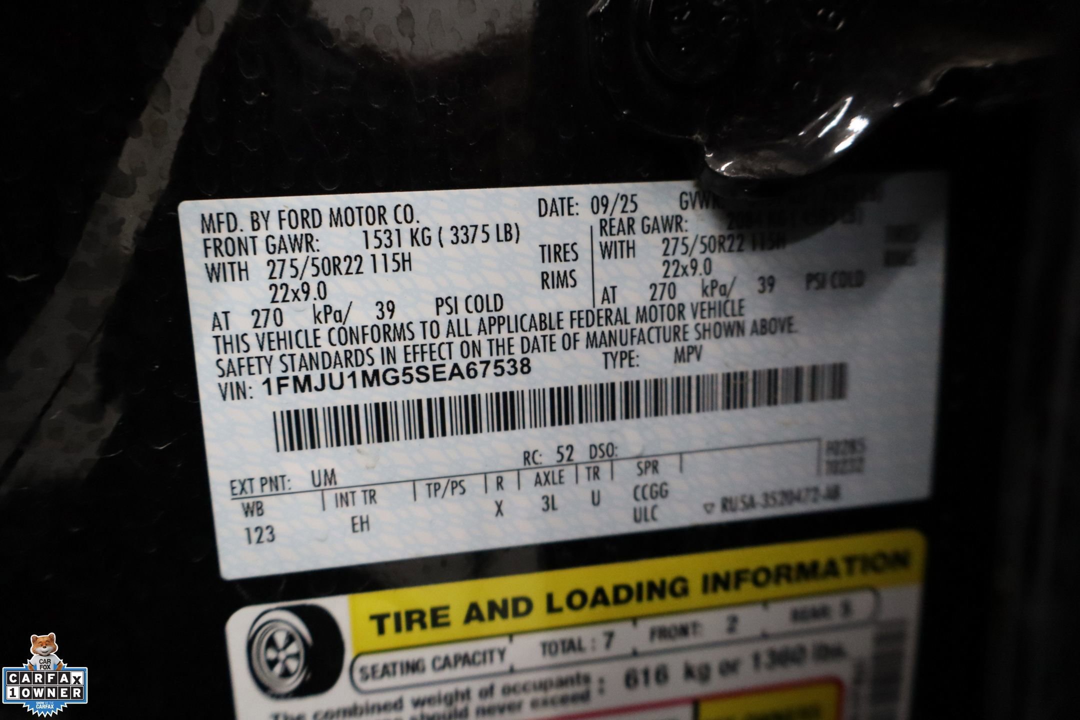 Certified 2025 Ford Expedition Platinum w/ Stealth Performance Package AWD/4WD image 34