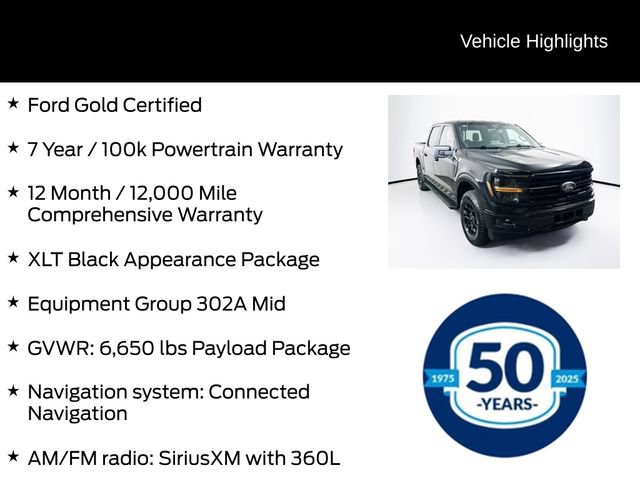 Certified 2024 Ford F150 XLT w/ Equipment Group 302A MID AWD/4WD image 6