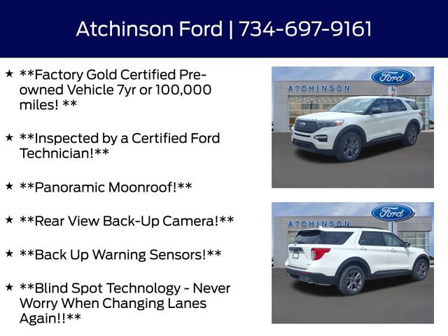 Certified 2022 Ford Explorer XLT w/ Equipment Group 202A AWD/4WD image 5