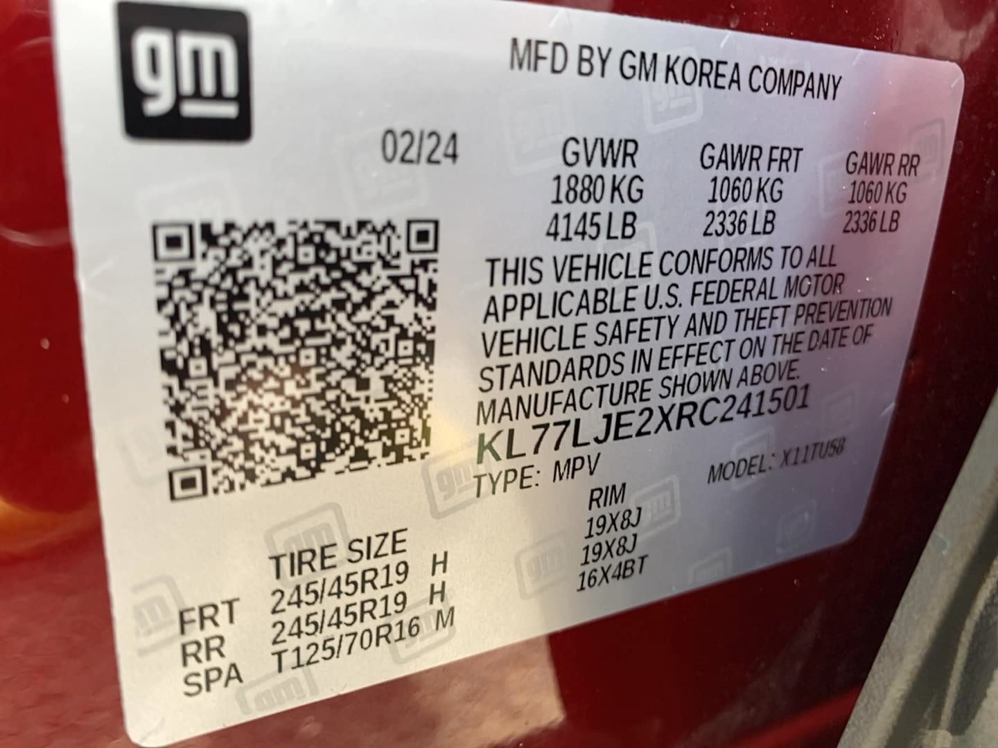 Used 2024 Chevrolet Trax RS w/ Driver Confidence Package FWD image 21