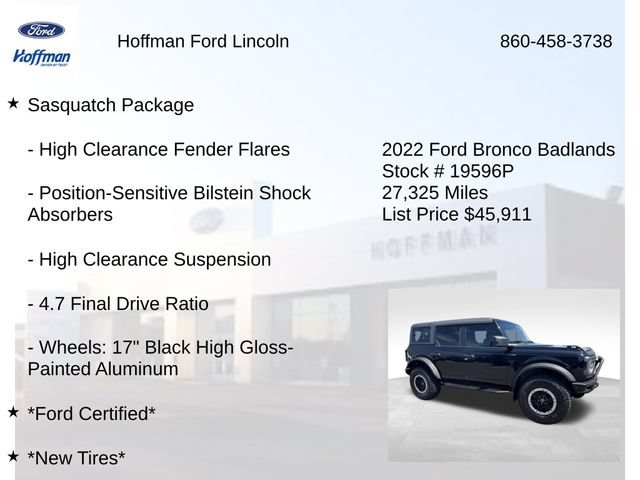 Certified 2022 Ford Bronco Badlands AWD/4WD image 24