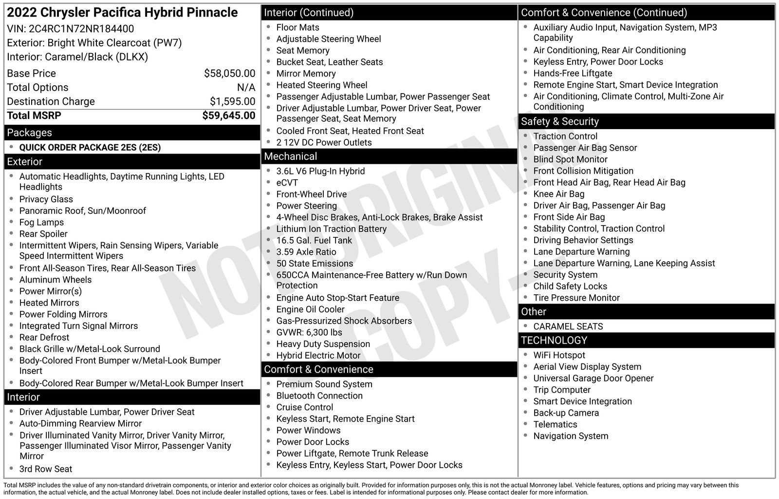 Used 2022 Chrysler Pacifica Pinnacle FWD image 32