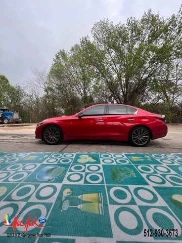 Used 2022 INFINITI Q50 Red Sport 400 w/ Carbon Fiber Package AWD/4WD image 1