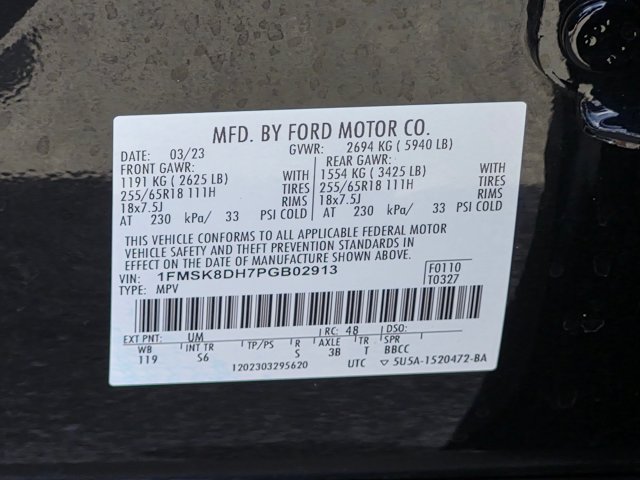 Certified 2023 Ford Explorer XLT w/ Equipment Group 202A AWD/4WD image 30