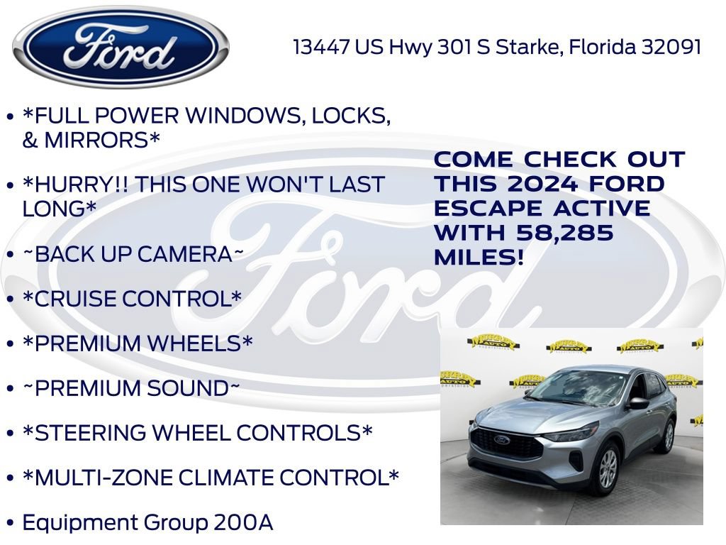 Certified 2024 Ford Escape Active FWD image 12