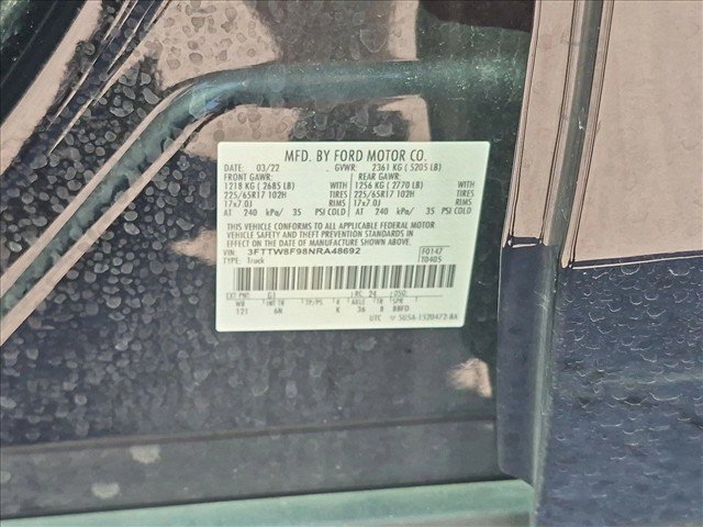 Certified 2022 Ford Maverick Lariat w/ Equipment Group 500A Standard AWD/4WD image 16