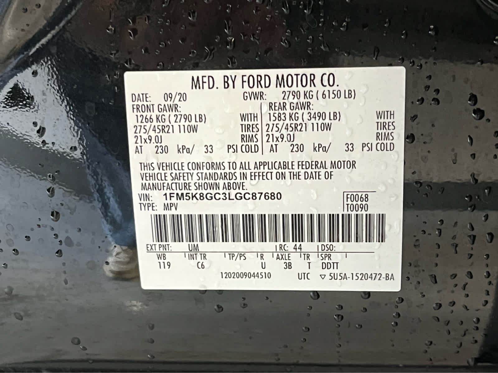 Certified 2020 Ford Explorer ST w/ ST Street Pack AWD/4WD image 14