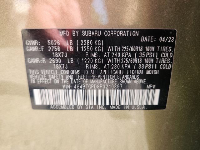 Used 2023 Subaru Outback Touring XT AWD/4WD image 29