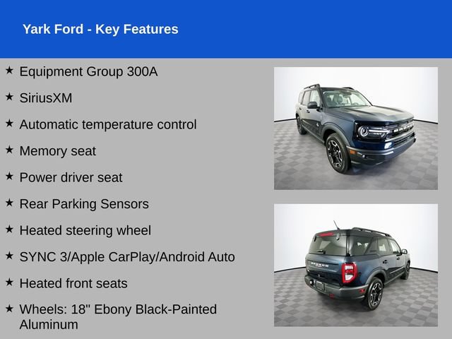 Certified 2023 Ford Bronco Sport Outer Banks AWD/4WD image 2